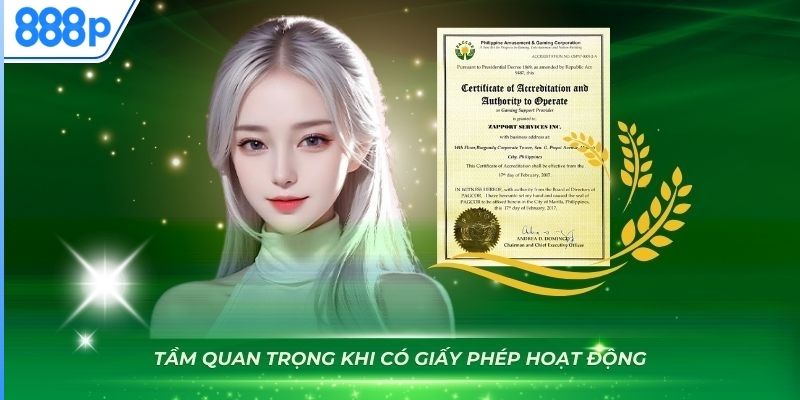 Giấy phép hoạt động